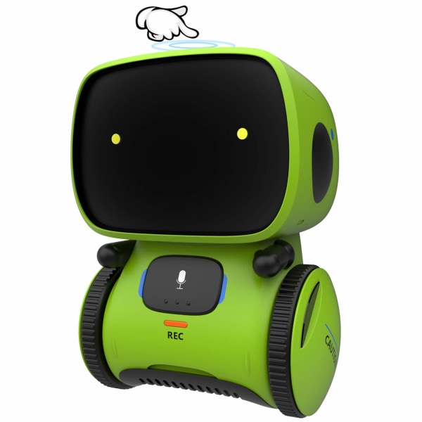 Smart Robotlegetøj til børn, Interaktivt Intelligent Robotlegetøj til børn til 3-9 årige, Robotlegetøj til drenge til piger, Stemmestyring og Touch Sense