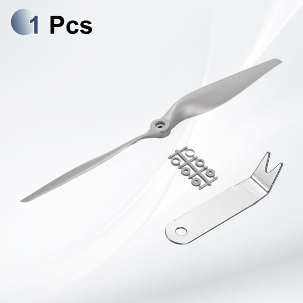 MECCANIXITY 16x12 tommer RC-propeller, 2-bladede propeller grå højhastighedspropel med adapterringe og propel-nøgle til RC-fly 16" x 12" 2
