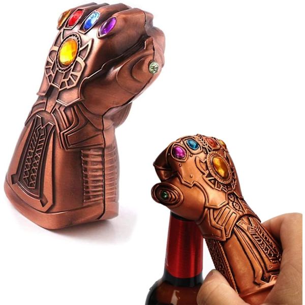 Handskformad flasköppnare i Marvel-stil, perfekt för barer, fester och ölälskare