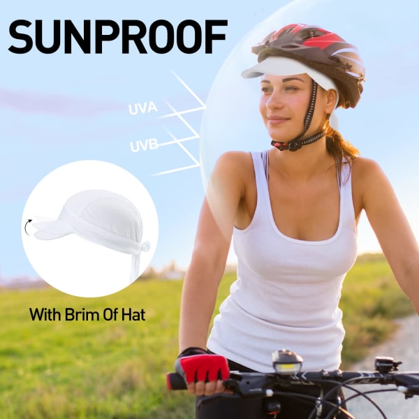 Bandana-hætte Åndbar Pirat-hætte UV-beskyttelse Justerbar Biker-håndklæde