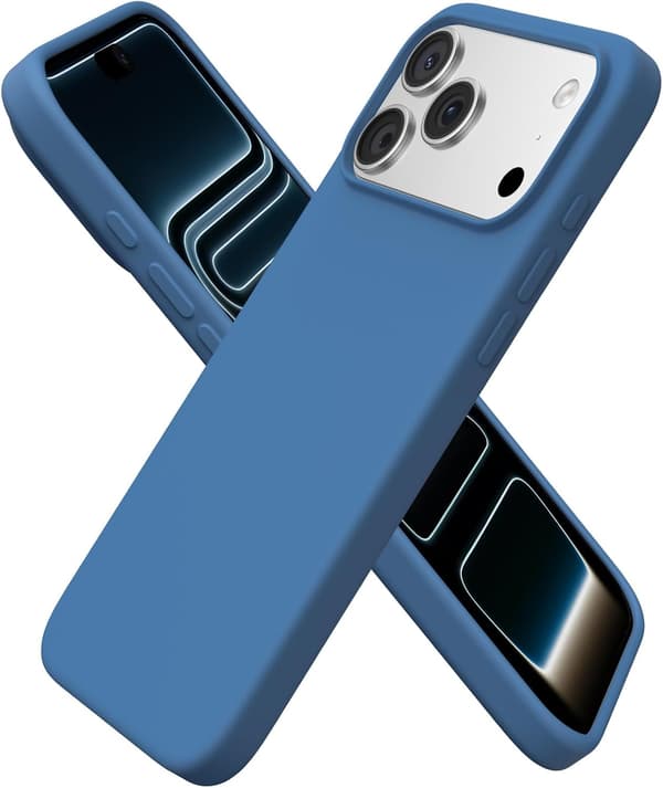 1 stk, kompatibel med iPhone 17 Pro Max-deksel, mørkeblå, 6,9\", støtsikker beskyttelse, kamerabeskyttelse Dark blue