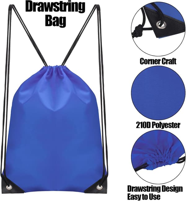 Snøreposer til børn og voksne (1 stk, kongeblå) Royal blue