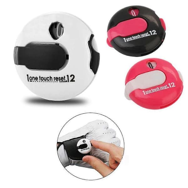 Golf Score Counter Runde Counter Spiller Slag Counter Golf Score Indikator Pink