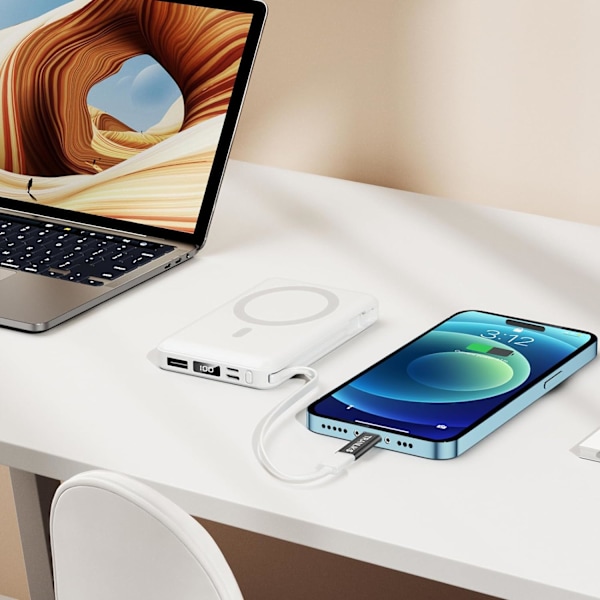 Lightning till USB C-adapter, stödjer PD 60W snabbladdning och dataöverföring för 15/15 Pro/15 Plus/15 Pro Max black