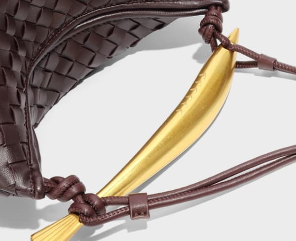 Mini vävd sardinväska dam axelväska handväska, handhållen dumplingväska avslappnad mångsidig, anpassad design negro