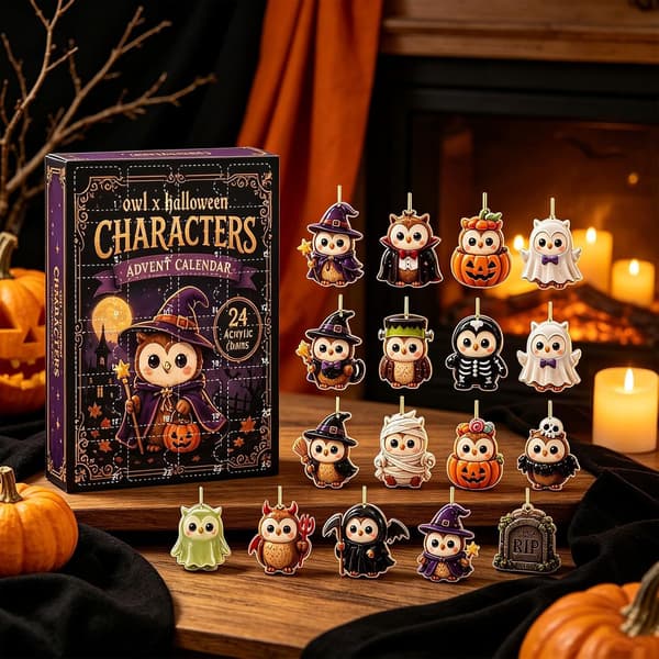 2026 Halloween Nedtællingskalender, 24 Dages Spøgelseshus Nedtælling (G) G