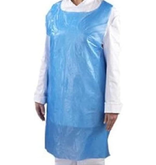 Engangs flattpakkede plastforklær x100 - Blått forkle - Industri/Arbeid - Unisex-voksne (70*140cm)
