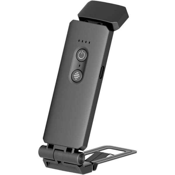 Bærbar USB Genopladelig LED Boglampe med Klips - 3 Farvetemperaturer, 5 Lysstyrkeniveauer, 30/60 Min Timer Sort black