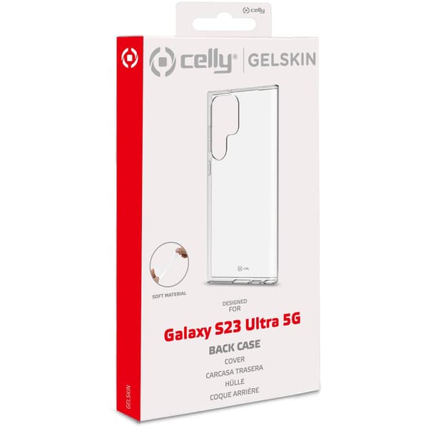 Gelskin TPU-deksel Galaxy S23 Ultra 5G Gjennomsiktig