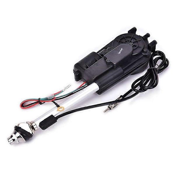 1 stk Universal Bil Auto AM FM Radio Mast Strøm Elektrisk Antenne Automatisk Antenne Kit Rustfritt Stål Antenne Kit
