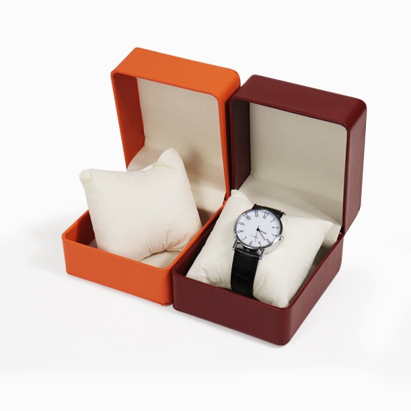 Watch Singel, Premium PU- watch , watch för alla hjärtans män Kvinnor Unisex presentask Smycken Armbandsförvaring