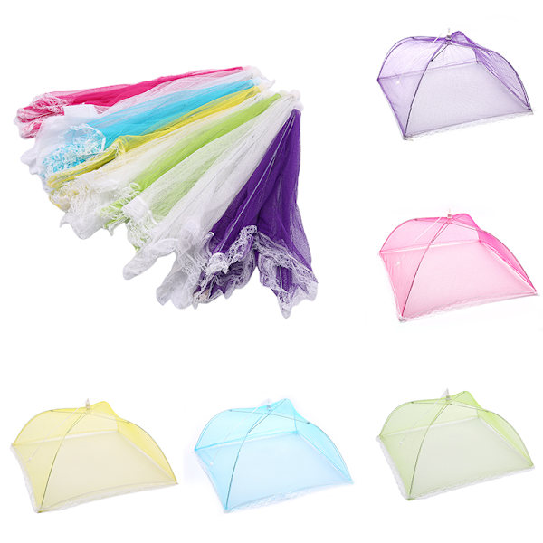 Nät Skyddande Omslag Vikbart Nät Parasoll Köks Picknick Omslag C(46*46cm)