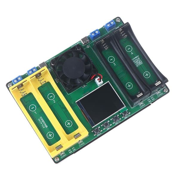 18650+21700 Type-C LCD 4-kanals batterikapacitetstester til Ba