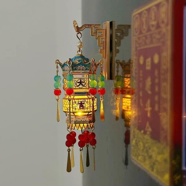 Beijing Paladsmuseum Store Paladslanterne Køleskabsmagneter