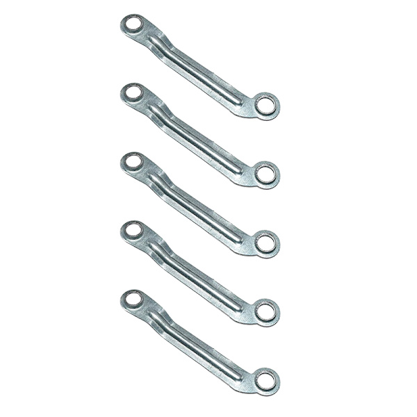 5 stk. elektrisk viftevippestang, ristende hode, jernforbindelse, erstatning 5pcs