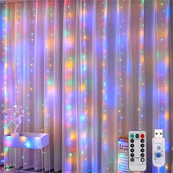3*3M paristo-LED-valosarja USB-keijuvalot seppele Uusi Warm Light