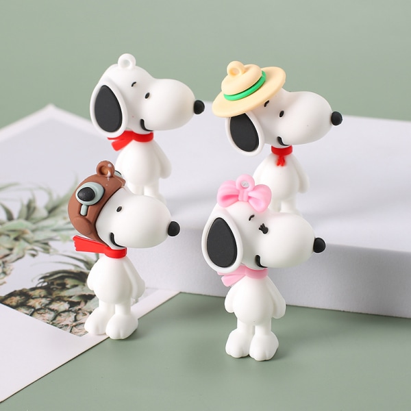 Sarjakuva Anime Snoopy Dog Kawaii Avaimenperät Auton avaimenperä Key Rin 1#