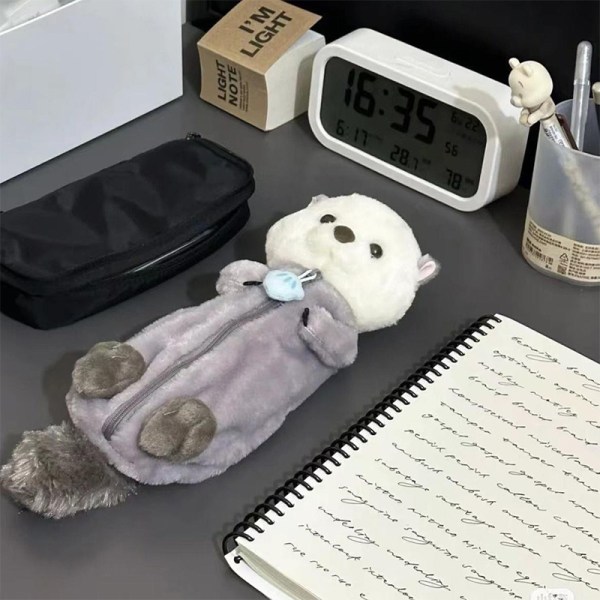 Cartoon Pehmo Sea Otter Case Kannettavat koulutarvikkeet Pe 1pc