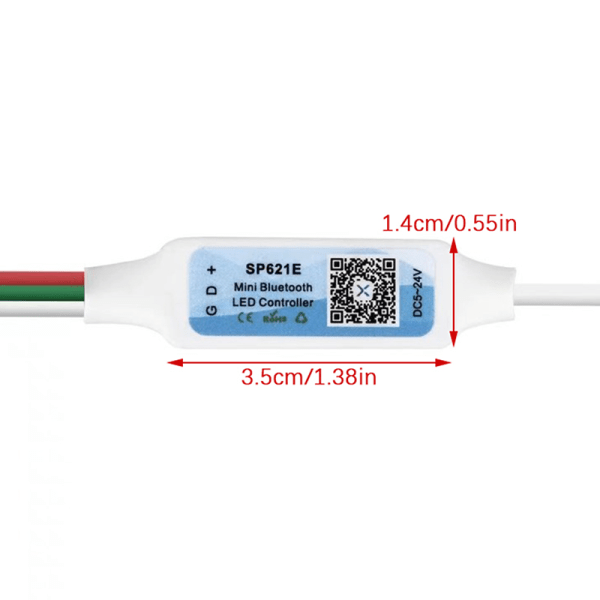 SP621E Mini Bluetooth RGB-kontroller For LED Strip Light Contr