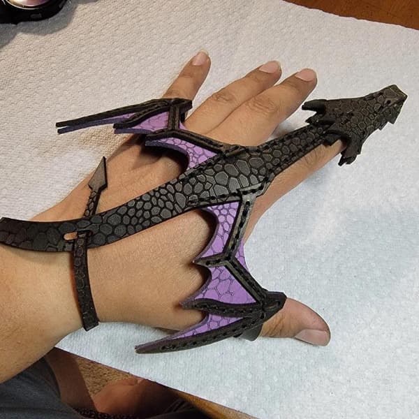 Justerbart Cosplay Læder Drage Armbånd Stilfuldt Armbånd Uni A1
