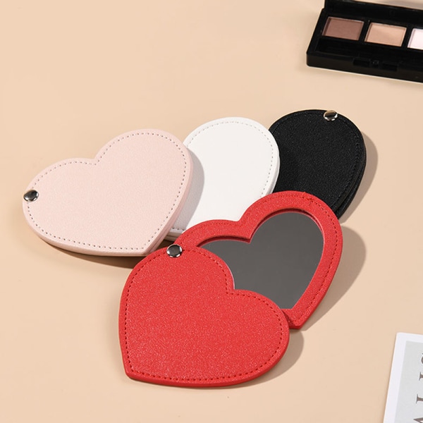Folding Pocket Compact Mirror Resesminkverktyg Pop-up Design Gray