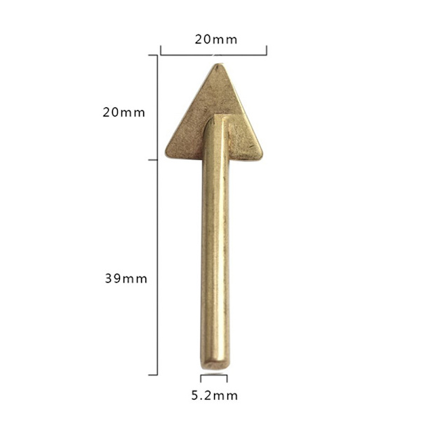 1 stk Auto Bumper Svejsespids Erstatningsspids Til 80 Watt jern 20mm
