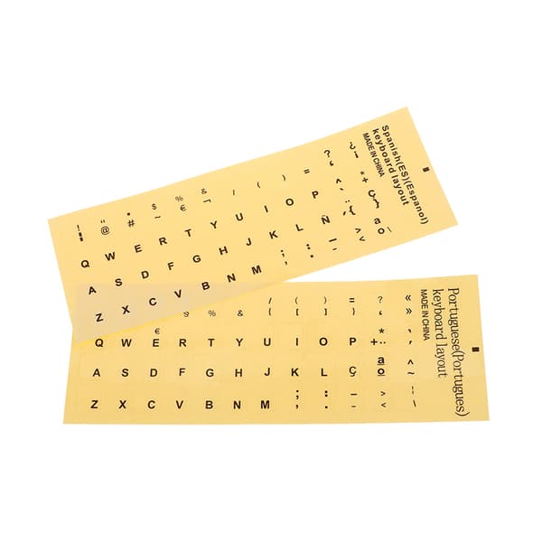 1ark Standard spanska portugisiska Transparent tangentbord D