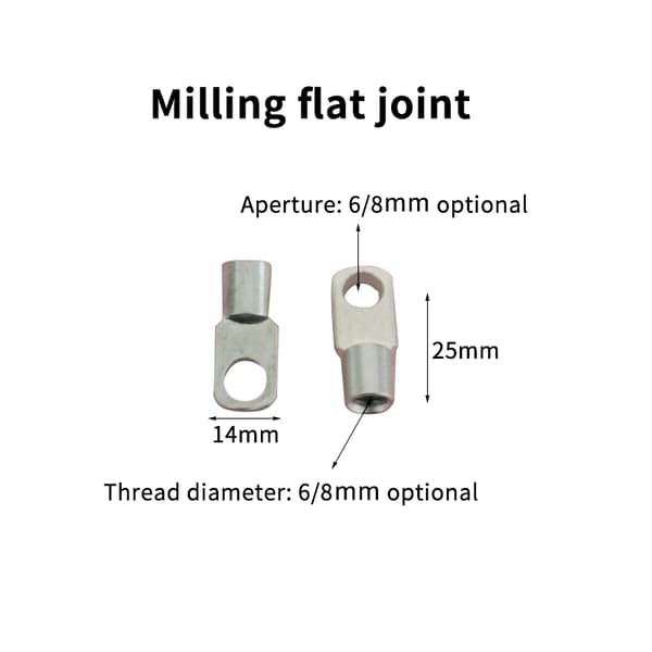 2 st bilgasfjäderlyftstöd dämpare anslutningar kulled 02 8mm 5pcs