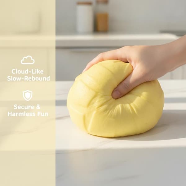 Sakte stigende squishy brød ananasbolle Fidget-leketøy