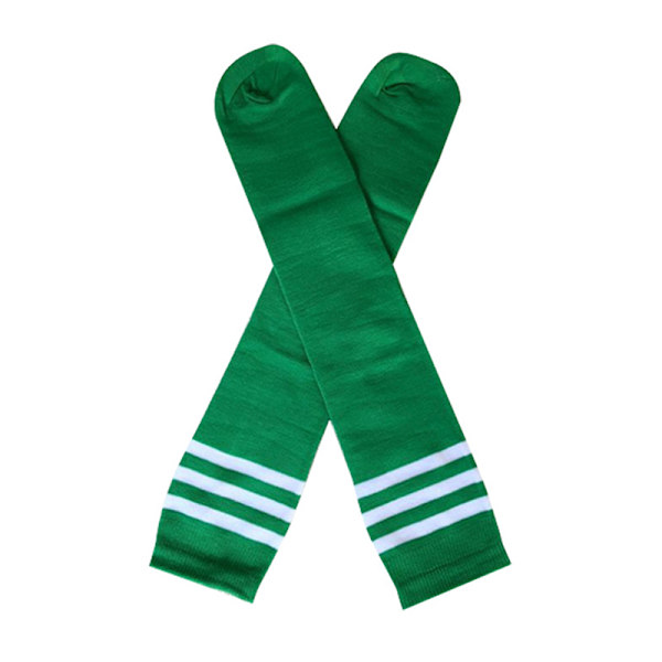 Uudet Jalkapallo Urheilusukat Pitkät Polvi Puuvilla Spandex Kids Leggingsit Green