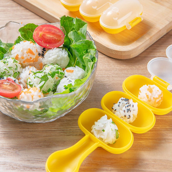 Baby Rice Ball Mold Shakers Dekorasjon Barn Lunsj DIY Sushi Ma