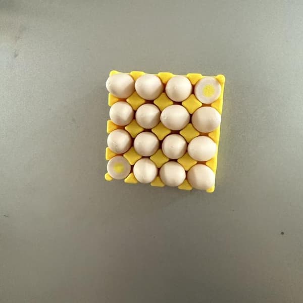 e Egg Tray Kjøleskapsmagnet Avtakbar Magnetisk Eggholder Bilder Meg