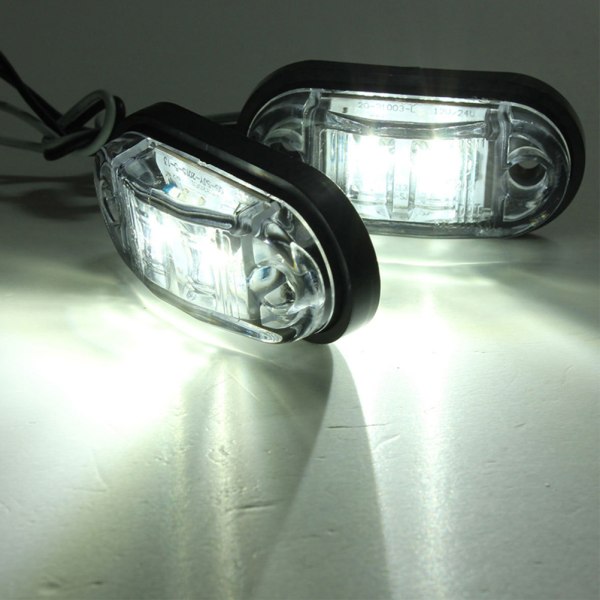 10 STK Advarselslys LED Diode Lys Trailer Truck LED Yellow