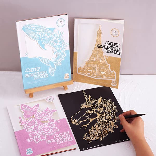 Paperiting ja origamikirja DIY-askartelu D