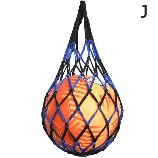 Jalkapalloverkkolaukku Nylon Bold Säilytyslaukku Single Ball Carry Porta J