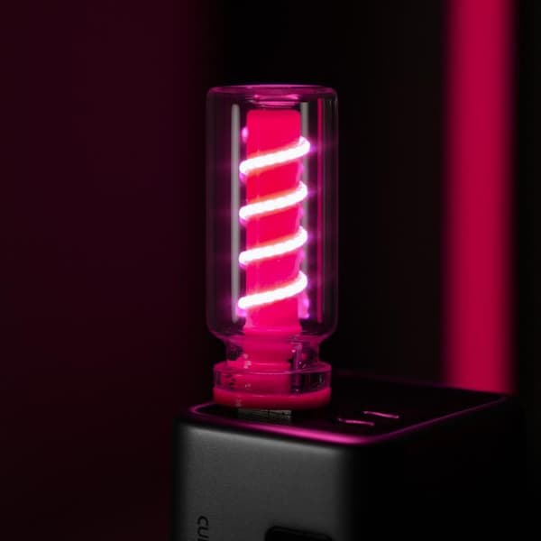 Plug In USB LED Interiør Atmosfærelys Med Berøring Og Dimming Purple
