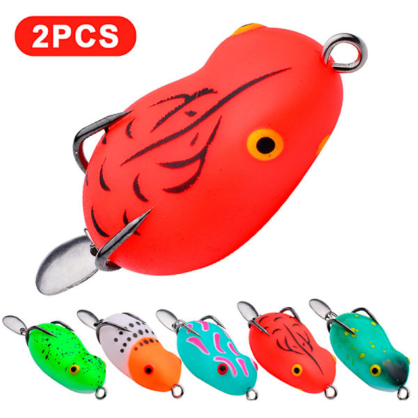2 kpl 7g 4.5cm Mini Thunder Frog Roadbait Simulaatio Roadbait So A4