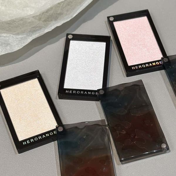 HERORANGE Professional Shimmer Highlighter Blush Makeup Highlig A3