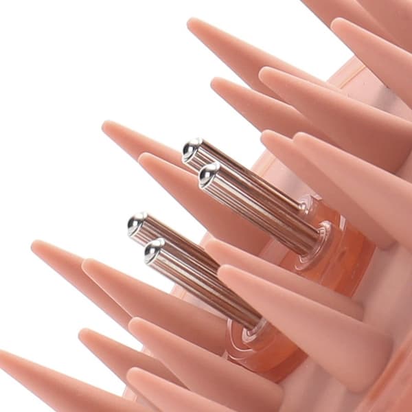 1 stk multifunktionel silikone hovedbundsapplikator hovedmassagebil Purple