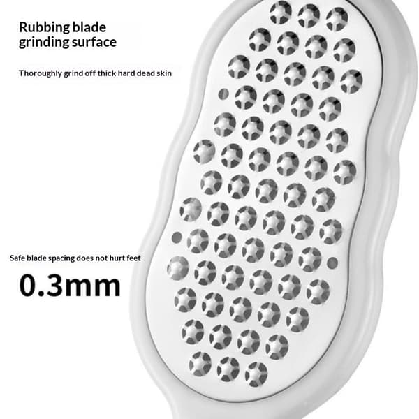 Uusi jalkaviila ruostumaton teräs raspeli roiskesuojalla White 2Pcs