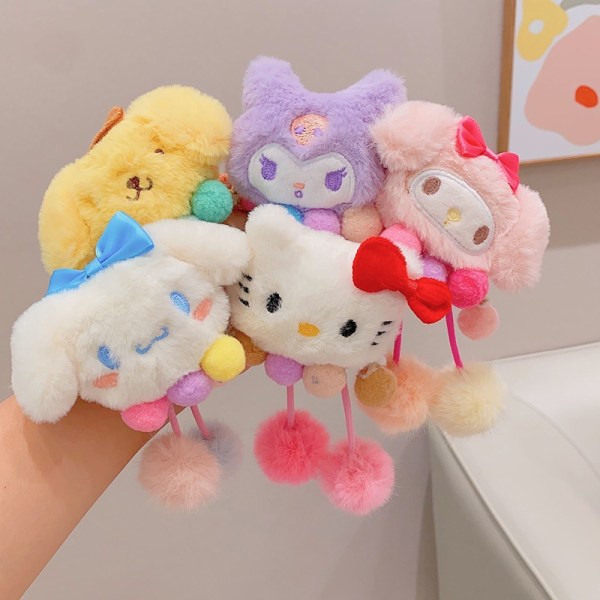 Lapset e Pehmo joustavat hiusnauhat Sarjakuva hiusnauhat Scrunchie A3