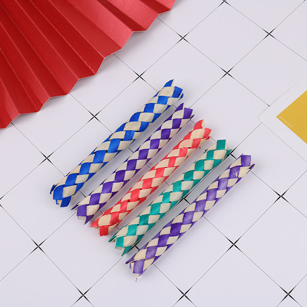 5 STK DIY Finger Traps Klassiske Bambus Fingers Trap Popits Pop