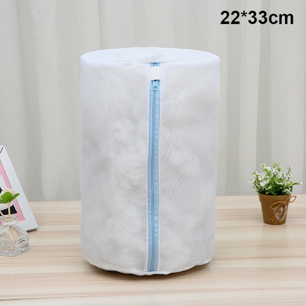 Fin Nettvaskepose Vaskehines Dirty Laundry Basket Travel 22x33cm