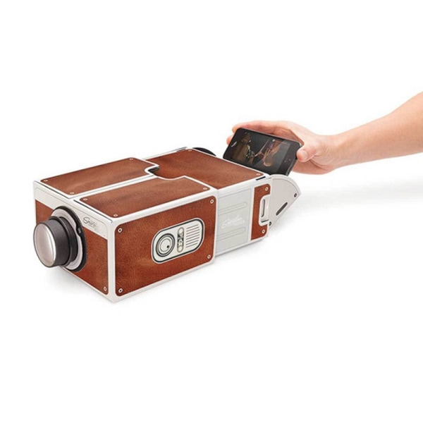 DIY 3D-projektor Kartong Mini Smartphone Projektor Light Nove