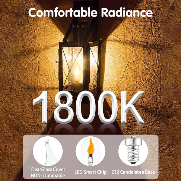 Välkkyvät liekkilamput E12/E14/E27 LED Välkkyvä liekki D A1