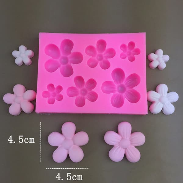 Blomster Kirsebærblomster Silikoneforme DIY Fondant Kagepynt A1