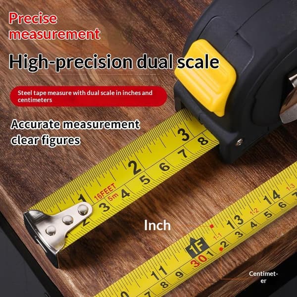 Precise Clear Steel Tape Measure Retractable 3M/5M/7.5M/10M Thi A5