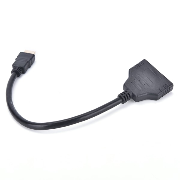 Ny 1080P HDMI-port hane till 2 hona 1 in 2 ut splitterkabel