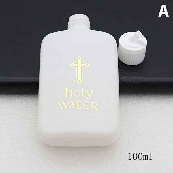 250/60/100 ml helligt vandsflaske kryds plastbeholder Christ C A