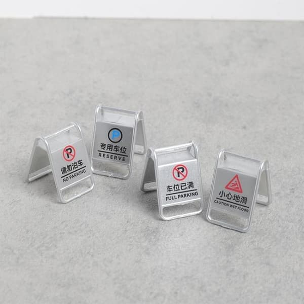 Miniatyr Trafikkskilt Advarselsskilt Modell Dukkehus Simulert R A1